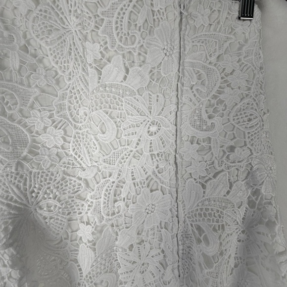 Lilly Pulitzer White Strapless Lace Dress Size 6 - Picture 12 of 12